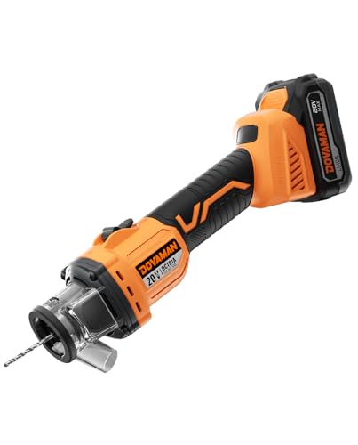 DOVAMAN Brushless Drywall Cut-Out Tool with Accessories