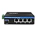 Produktbild POE-Switch 4 Ports Gigabit-Industrial-Ethernet-Switch mit PoE 802.3at - 30 W/Port SingleMode Bis zu 20 km
