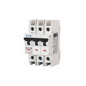 Eaton/Cutler Hammer FAZ-C2/3-NA Miniature Circuit Breaker 2 Amp 277/480 Volt AC 125 Volt DC 3-Pole DIN Rail Mount