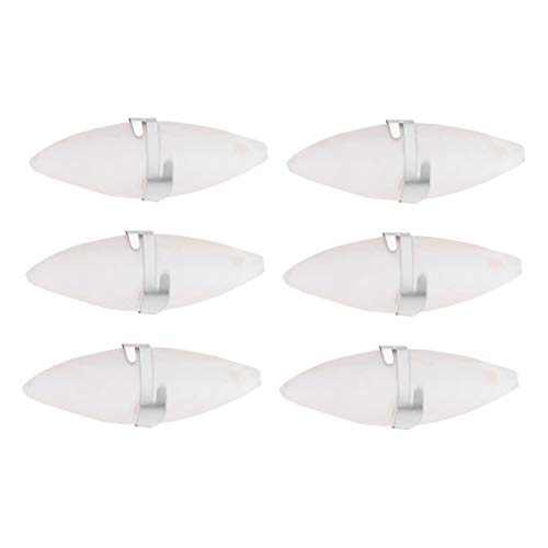 POPETPOP Juguetes de Hueso de Sepia de Loro - 6 Piezas de Hueso de Sepia Juguetes para Masticar Pájaros para Cacatúas Periquitos Periquitos Pinzones Canarios Y Agapornis