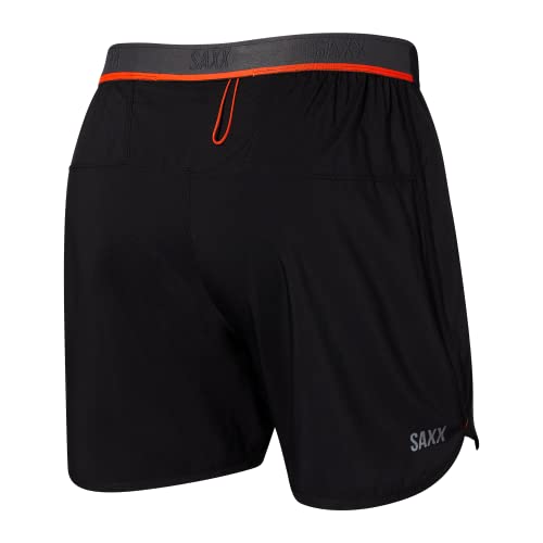 Saxx Men's Underwear - Hightail 2N1 Run Short–5” Running Shorts with Built-in Pouch PRO Support - Men’s 2 in1 Workout Shorts3