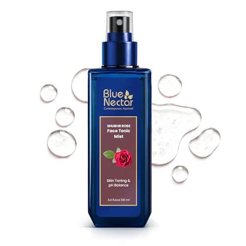 Blue Nectar Shubhr - Tónico de agua destilada al vapor y niebla tónica facial (100 ml, 3.4 onzas líquidas)
