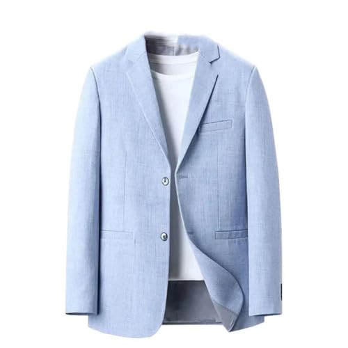 Men's Solid Color Daily Suit Jacket for All Seasons, Casual Single-Breasted Office Blazer2