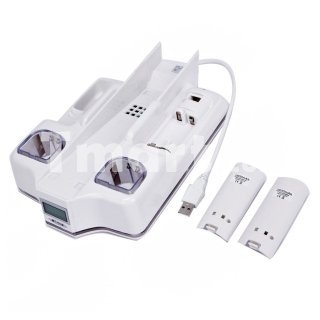 9 in 1 Remote Controller Charger with 22800mAh Battery for Wii