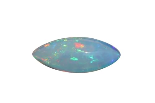 Opale cabochon éthiopienne naturelle forme marquise pour bijou personnalisé