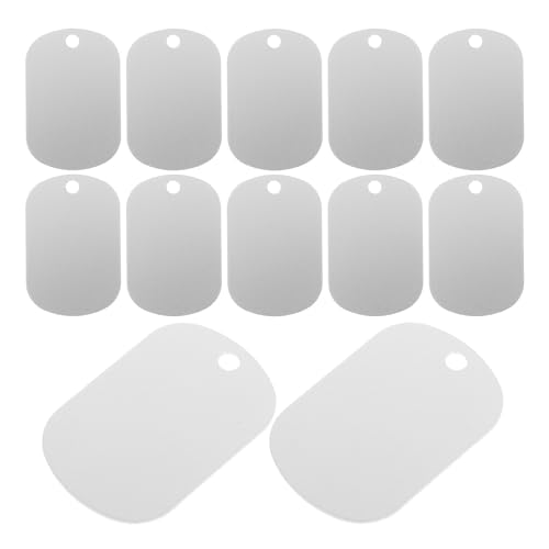 Chapas de aluminio con agujeros preperforados KESYOO para manualidades