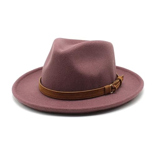 Fedoras en feutre de laine anti-froid pour homme stylé avec finition Jazz formelle