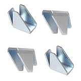 Metal Cabinet Shelf Clips for Husky Garage Cabinet Shelves,Support Clips Inside Storage Cabinet(4 Pac)