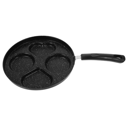 FONDOTIN 多孔デザインの実用的ノンスティック平底鍋 アイアン製均一加熱 家用調理に 目玉焼き ワッフル ハンバーガー対応