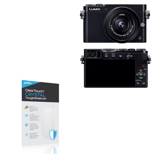BoxWave Screen Protector Compatible With Panasonic Lumix DMC-GM5 - ClearTouch Crystal ToughShield 9H (2-Pack), Clear 9H Tough Flexible Film Screen Protector