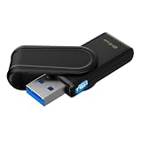 SIMPLETEK - USB-Stick Typ A 3.2 Pen Drive 64 GB tragbar zum Speichern von Daten, Flash-Speicher mit Schutzkappe