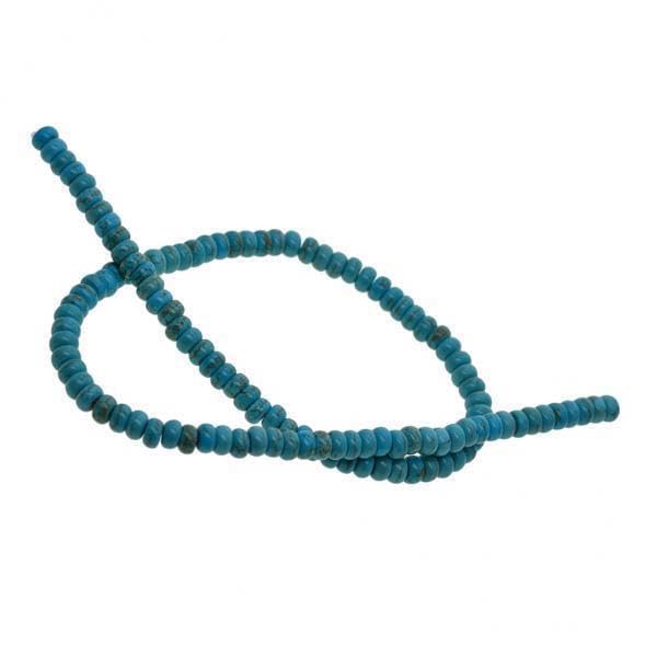 SNAPPSY 6x1 Strand Turquoise Loose Spacer Beads for Jewelry Making Abacus beds 6x3mm-picture-41