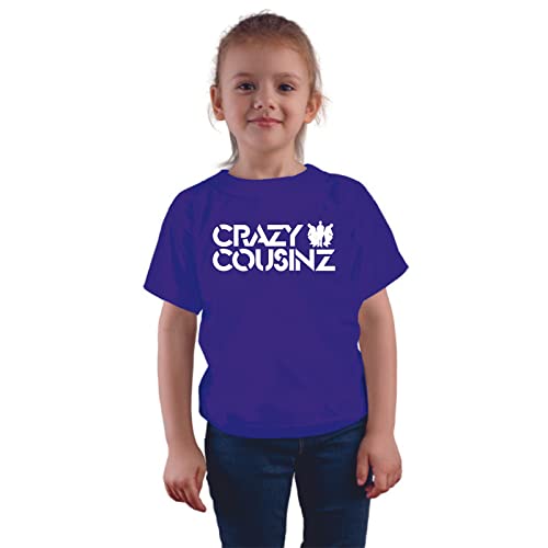 Image of Feel Good Crazy Cousins Family Matching Cotton Multi Colored Printed T-Shirt