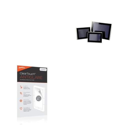 BoxWave Screen Protector Compatible with IVC Displays NP-615C - ClearTouch Anti-Glare (2-Pack), Anti-Fingerprint Matte Film Skin