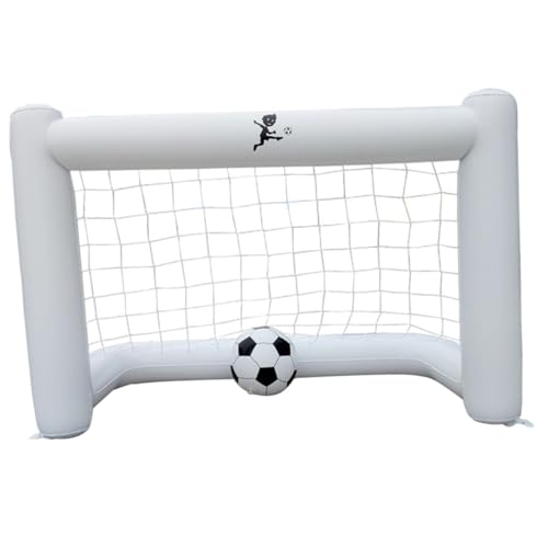 But de football gonflable pliable pour jardin avec ballon inclus