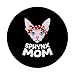 Imagen de Divertido Sphynx Gatito Mamá Mujeres Sphynx Mamá Sphynx Gato PopSockets PopGrip Adhesivo