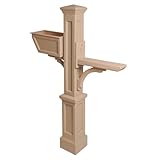 Mayne 5830 CL Westbrook Plus Mailbox Post, Clay