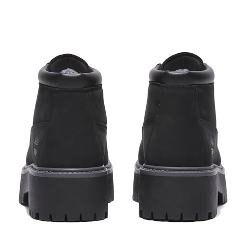 Timberland Timberland Women's Stone Street Platform Waterproof Chukka Boot, Jet Black-NEW 2024, 7 Medium