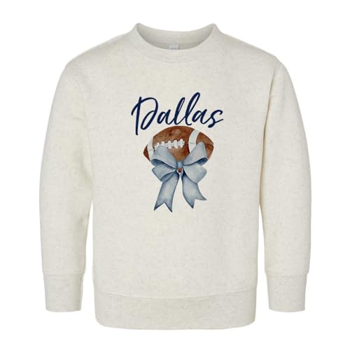 Girly Dallas Football Kids Sweatshirt Toddler
