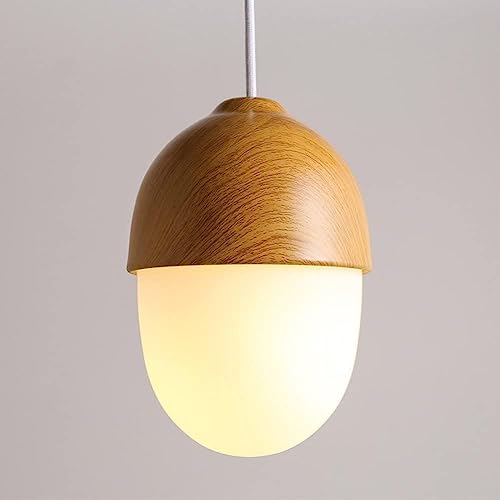 Lustre salon moderne et lampe suspendue nordique en bois E27 pour cuisine