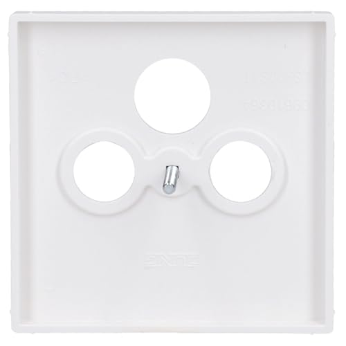 JUNG Abdeckung für Universal-Sat/BK-Dosen LS990 SAT WW, 1fach, Thermoplast, Serie LS, alpinweiß