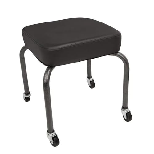 Sammons Preston Square Therapy Stool, Black, Foam Cushion