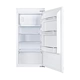 Amica Einbau‑Kühlschrank mit Gefrierfach Schlepptür‑Technik 1020 mm Nische elektronische Steuerung Inverter‑Motor LED Beleuchtung 102 x 54 x 54 cm – Einbau Kühl Gefrierkombination