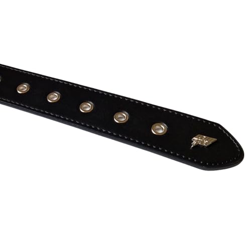 Lowlife Sphere Leather Belt in Black4