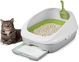 Purina Tidy Cats Litter Box System, BREEZE System Starter Kit Litter Box, Litter Pellets & Pads