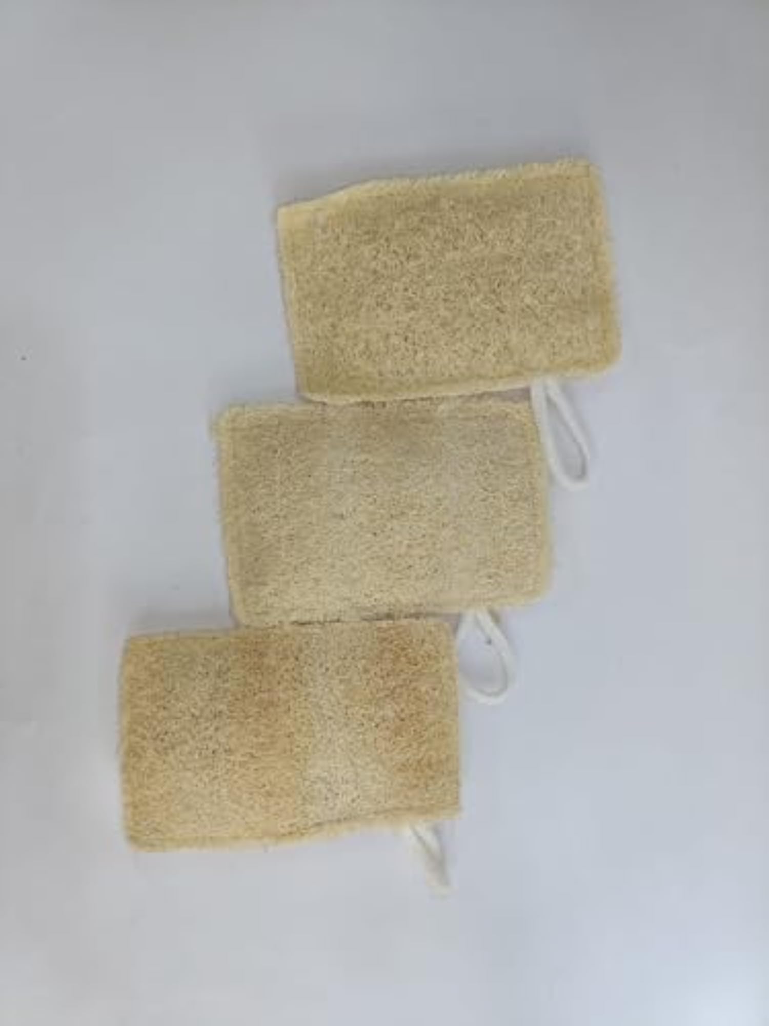 Natural Loofah Body Scrubber, Pack of 3