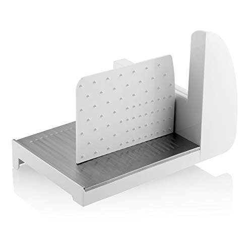 ETA Allesschneider Presto I Vollmetall I elektrische Brotschneidemaschine mit 150W I KunststoffablageI 0-15mm… – Bild 5