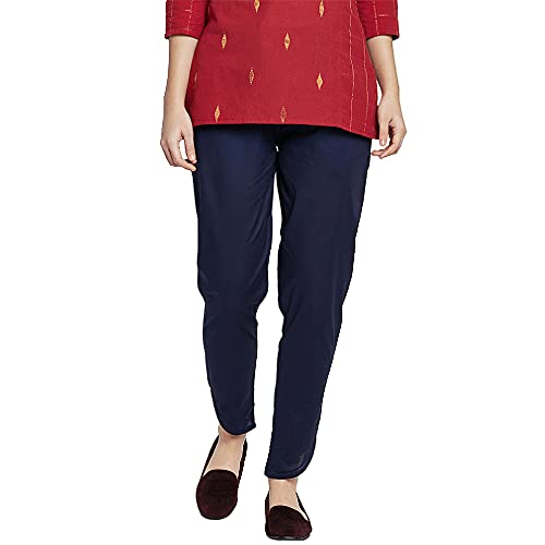 Image of GO COLORS Women Mid Rise Cotton Dhoti Pant