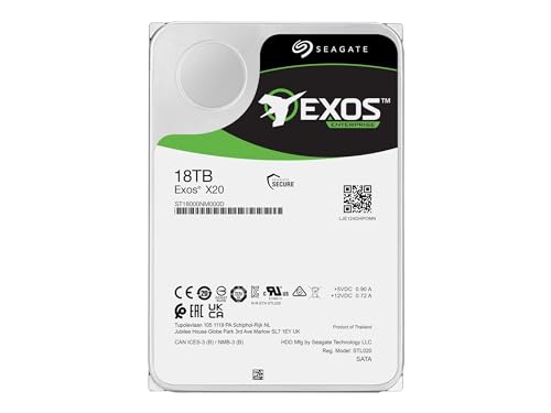 Image of Seagate EXOS X20 18TB SAS 3.5IN 7200RPM 6GB /S 512E /4K