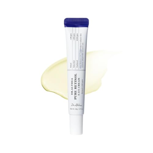 Dr.Althea Pure Retinol 0,15% Cream | Bakuchiol & Centella pour une peau apaisée | Aide à réduire les taches pigmentaires et à raffermir la peau | Soin vegan coréen, 20 ml