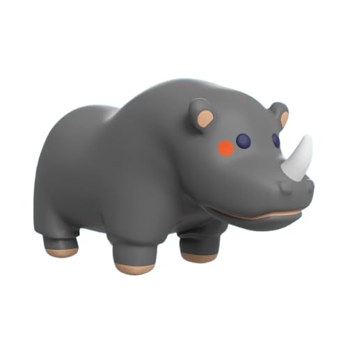 Rhino Size 2' or 4' or 6” Genuine Vinyl Sticker Decal - Graphic - Auto, Wall, Laptop, Cell, Truck Sticker for Windows, Cars, Truck (2 Inch)