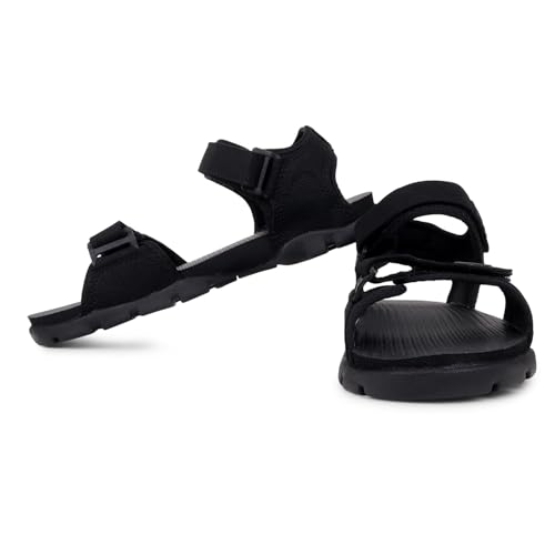 SPARX Men Black Sports Sandals