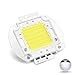 Chanzon High Power Led Chip 50W White (6000K-6500K/1500mA/DC 30V-34V/50 Watt) Super Bright Intensity SMD COB Light Emitter Components Diode 50 W Bulb Lamp Beads DIY Lighting