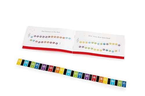 Hape Piano Divertente / Mini Strumento Musicale Giocattolo In Legno Con 18 Tasti, Rosso, Multicolore - 9