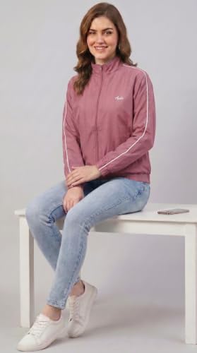 Image of Women Lightweight Jacket | Solid Casual Windcheater With 2 Pockets