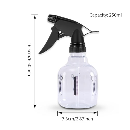 Botella de Spray para Cabello 250ml Transparente miniatura 6