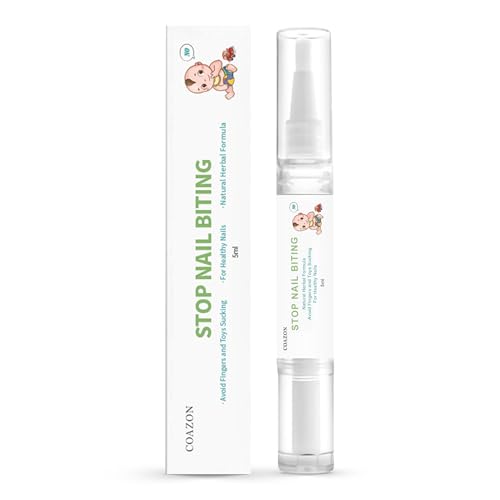 Stift anti Fingernägel kauen - nägelkauen stoppen für Kinder ab 3 & Erwachsene - Bitterer und Regenerierender Nagel Stift Nagellack Gegen Nägelkauen - Kleines Anti Nägelkauen Mittel