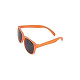 Estas originales gafas de sol tienen un divertido diseño en color naranja., Regala estas gafas a tus invitados para pasarlo en grande en la celebración de ese día tan especial. Perfectas en eventos y celebraciones., Unas gafas muy divertidas y un regalo práctico que tus invitados podrán utilizar durante el verano.