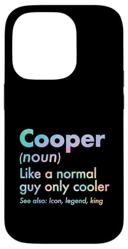 Cooper Like A Normal Guy Only Cooler Legend King �t�@�[�X�g�l�[�� �X�}�z�P�[�X iPhone 14 Pro �p
