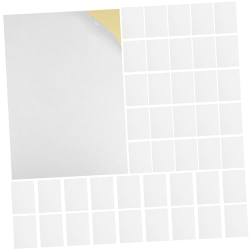 Papier autocollant DOITOOL : étiquettes imprimables haute adhérence pour adresse, 100 pcs