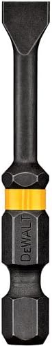 DEWALT DWA2SL2IRB 2-Inch Slotted 2-4 IMPACT READY FlexTorq Bits, 50-Pack