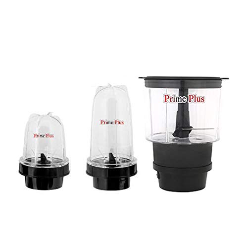 Prime Plus Bullet Jar and Chopper Jar Combo Black Attachment for Mixer grinder.-image-46