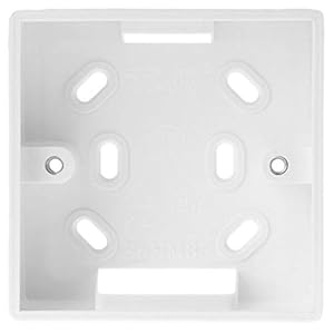 wowowo 86 * 86mm boîte de jonction fixée au mur pour boîtier de contrôleur de température de thermostat