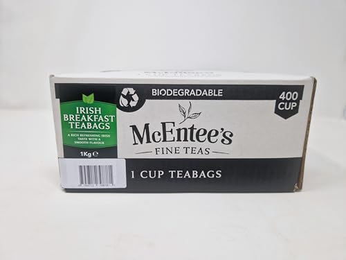 McEntee’s Irish Breakfast Bolsitas de té, Caja de catering 400 bolsitas de té