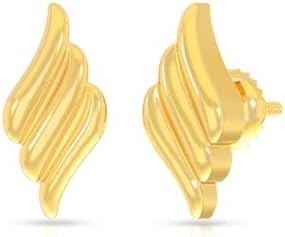 WHP Jewellers GleamFlow 22KT Gold Earrings for Women - Stylish Womens Gold Earrings - Womens Fashionable Jewellery for Great Gifting