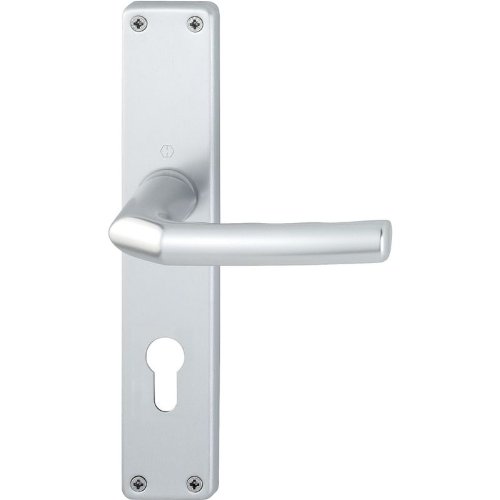 Preisvergleich Produktbild HOPPE Langschild-Garnitur 'Birmingham' Aluminium Natur 1117 / 202SP - 3102627